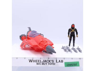 Stellar Stiletto W/Star Viper 100% Complete 1988 GI Joe Cobra Hasbro Vehicle