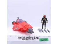 Stellar Stiletto W/Star Viper 100% Complete 1988 GI Joe Cobra Hasbro Vehicle