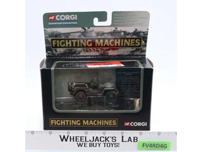 Willys MB Utility 4x4 Jeep Fighting Machines 2002 Corgi Toy Vehicle NEW MIB