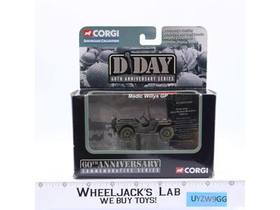 Medic Willys GP D-Day 60th Anniversary 2004 Corgi Toy Vehicle NEW MIB