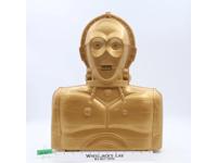 C-3PO Talking Gold Action Figure Storage Case Star Wars 1983 Kenner