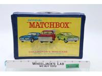 Official Collectors' Carrying Case W/Trays Holds 24 Cars Matchbox 1969 Vintage