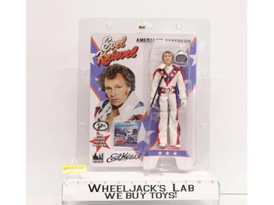 Evel Knievel White Jumpsuit America's Daredevil 2012 Figures Toy Company 8" NEW