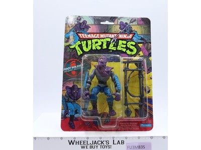 Foot Soldier 10 Back Teenage Mutant Ninja Turtles TMNT 1988 Playmates MOSC New