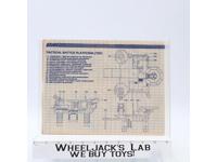 Transportable Tactical Battle Platform ORIGINAL Instructions Blueprints G.I. Joe