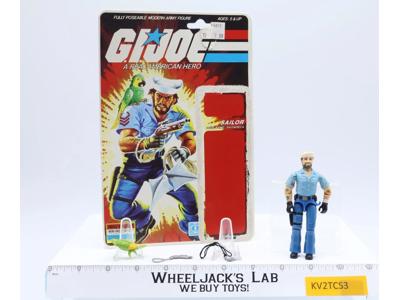 Shipwreck V1 100% Complete 34 Cardback 1985 G.I. Joe Hasbro Vintage Figure