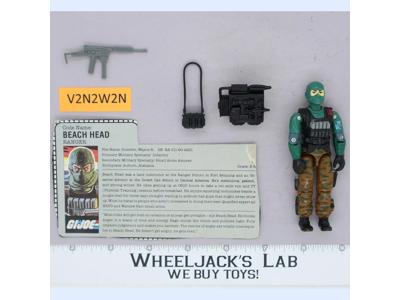 Beach Head V1 100% Complete G.I. Joe 1986 Hasbro Vintage Action Figure