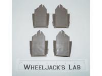 Omega Supreme Track Pieces E + F + G + H 1985 G1 Transformers Vintage Hasbro