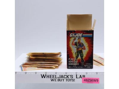 GI Joe Plastic Adhesive Bandages Box of 30 Hasbro 1986 Band-Aid
