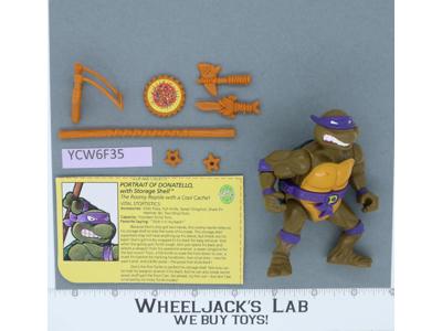 Storage Shell Don 100% Complete Teenage Mutant Ninja Turtles Playmates 1991