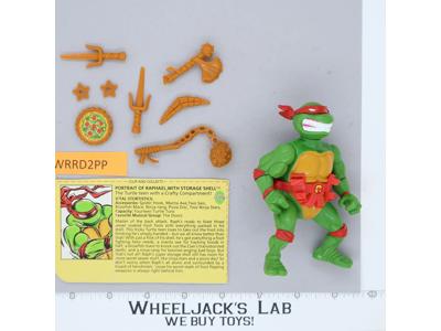 Storage Shell Raphael 100% Complete Teenage Mutant Ninja Turtles Playmates 1991