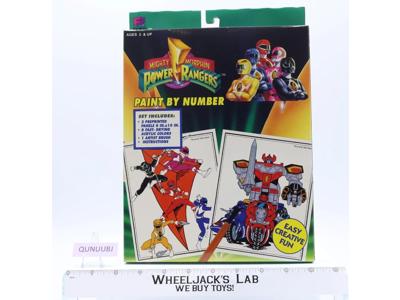 Paint by Number Mighty Morphin Power Rangers 1994 Fasco LTD NEW