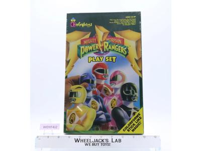Mighty Morphin Power Rangers Playset 1993 Colorforms NEW SEALED