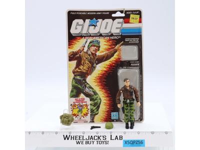Hawk V2 100% Complete W/Cardback & Bubble 34 Back 1986 GI Joe ARAH Vintage