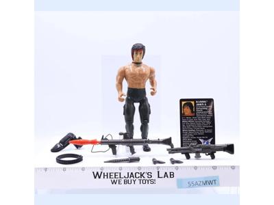 John Rambo Sylvester Stallone Rambo 100% Complete 1986 Coleco Vintage Figure