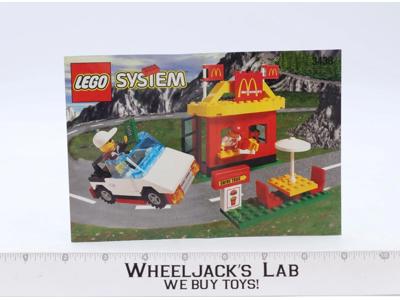 #3438 McDonald's Restaurant Drive Thru Instruction Manual ONLY 1999 Lego