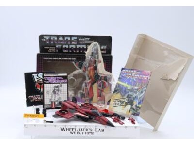 Thrust 100% Complete W/Box & Insert 1985 Vintage G1 Transformers Action Figure