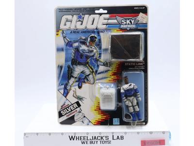 Static Line GI Joe Sky Patrol 1990 Hasbro Vintage Action Figure NEW MOSC SEALED