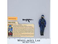 Cobra Officer V1.5 Swivel Arms 100% Complete G.I. Joe 1983 Hasbro Vintage Figure