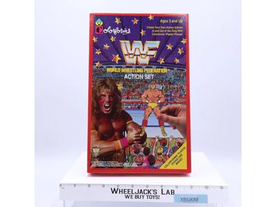 WWF World Wresting Federation Action Set 1990 Colorforms Vintage NEW