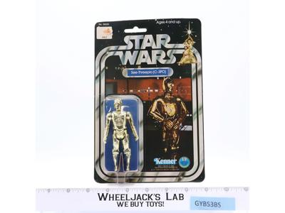 C-3PO 12 Back-B Star Wars 1977 Kenner Vintage Action Figure NEW MOSC SEALED