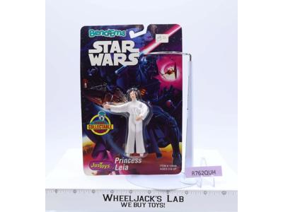 Princess Leia Star Wars Bendable Bend-Ems 1993 Just Toys NEW MOSC #12418