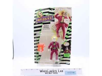 Spinhead Beetlejuice W/ Creepy Cockroach Beetlejuice 1989 Kenner NEW SEALED