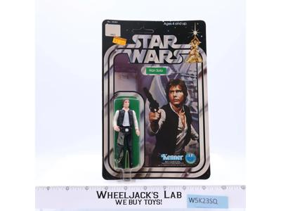 Han Solo Small Head 12 Back-C Star Wars 1977 Kenner Action Figure NEW SEALED