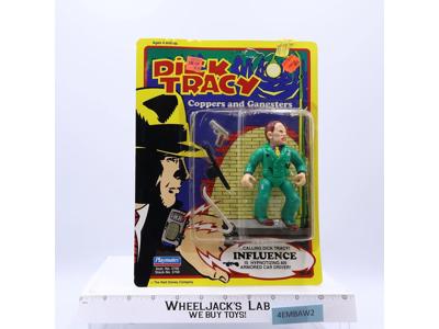 Influence Coppers & Gangsters Dick Tracy 1990 Playmates 5" Figure NEW SEALED