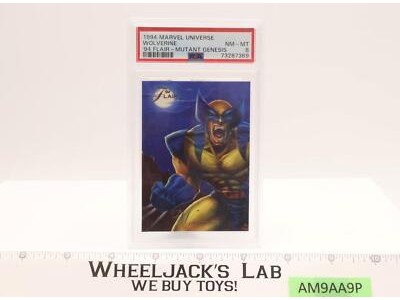 Wolverine Mutant Genesis PSA GRADED 8 1994 Flair Marvel Annual Trading Card