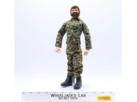 Land Adventurer Flocked Brown Hair & Beard 12" GI Joe 1970 Vintage