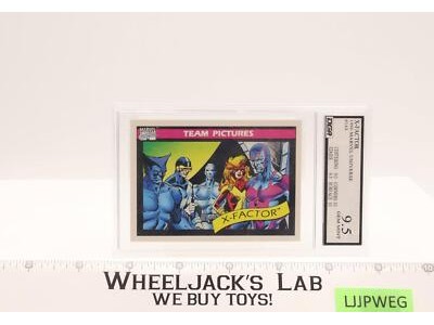 X-Factor Team Pictures #143 DGA GRADED 9.5 Marvel Comics 1990 Impel Trading Card