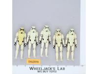 Lot of 5 Star Wars Imperial Stormtroopers 1980s Kenner Vintage Action Figures