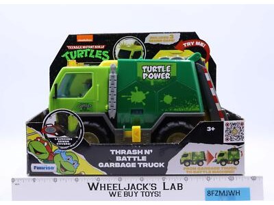 Thrash N' Battle Garbage Truck TMNT Teenage Mutant Ninja Turtle 2023 Funrise NEW