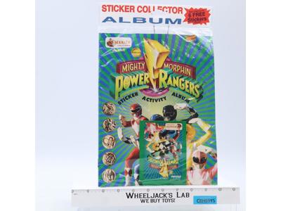 Sticker Activity Album Power Rangers + Stickers 1994 Merlin Collections NEW MISP