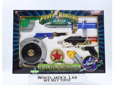 7 in 1 Zeo Blaster Set Power Rangers Zeo 1996 Bandai Action Figure NEW SEALED