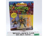 Sword-Slicin' Leonardo Wacky Action TMNT 1990 Playmates Figure NEW MOSC SEALED
