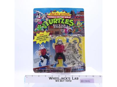 Slice 'N Dice Shredder Motorized Wacky Action 1990 TMNT Playmates MOSC UNPUNCHED