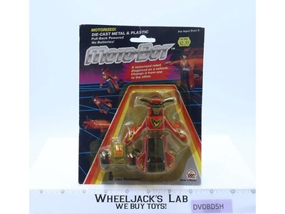 3 Wheeler Moto-Bot 1984 Intex Vintage Action Figure NEW MOSC SEALED