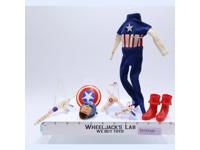 Captain America Accessory Set for Captain Action Original 1966 Ideal Figure