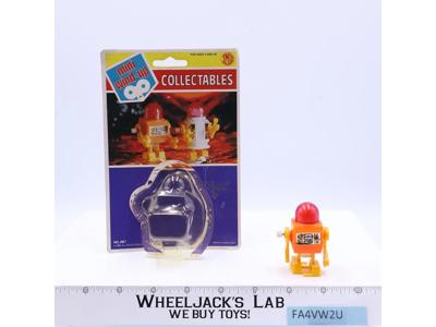 Orange & Yellow Mini Wind-Up Robot 1982 Imco Vintage Action Figure NEW
