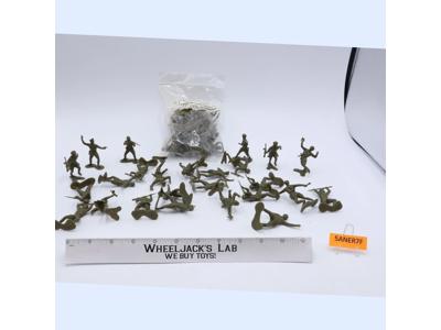Lot of 50 NEW Green Russian Infantrymen 1/32 Scale Marx Toy Soldiers Figures Men
