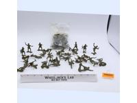 Lot of 50 NEW Green Russian Infantrymen 1/32 Scale Marx Toy Soldiers Figures Men