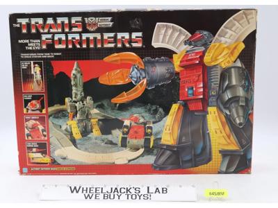 Omega Supreme WORKS 100% Complete W/Box 1985 G1 Transformers Hasbro Figure