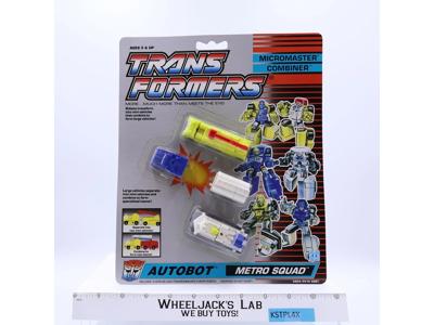 Metro Squad Micromasters MOSC NEW 1990 Vintage Hasbro G1 Transformers Figure