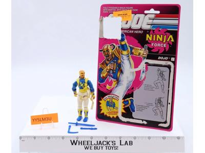 Dojo V1 100% Complete W/ Cardback 1992 G.I. Joe Hasbro Vintage Action Figure