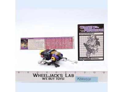 Bombshell 100% Complete 1985 G1 Transformers Rhinoceros Beetle Action Figure