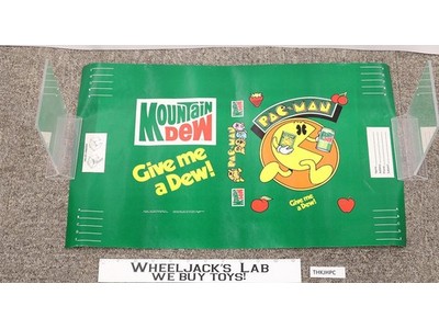 Pac-Man "Give Me A Dew" Mountain Dew 1980 Pepsico Midway Book Cover Vintage