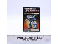 Prowl Action Figure Instruction Manual Booklet 1984 G1 Transformers