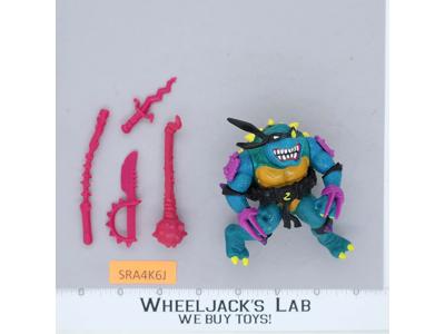 Slash 100% Complete Teenage Mutant Ninja Turtle TMNT 1990 Playmates Vintage
